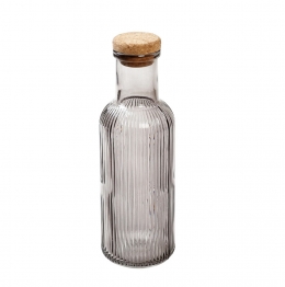 Μπουκάλι Γυάλινο Φιμέ Με Φελλό ESPIEL 1000ml-8,7x27,8εκ. DOP120K12