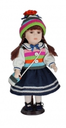 Κούκλα Πορσελάνινη Κοριτσάκι 31εκ. PAPSHOP KL05