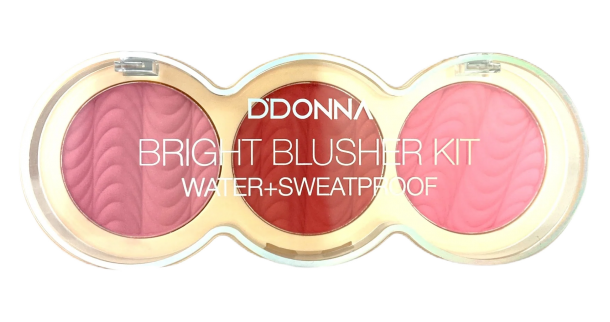 Bright Blusher Kit Water Sweatproof 7,5gr no 04 DDONNA Cosmetics 13319A-4