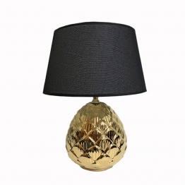 Φωτιστικό Επιτραπέζιο Κεραμικό Μαύρο-Χρυσό Art Et Lumiere 40x56εκ. 10488