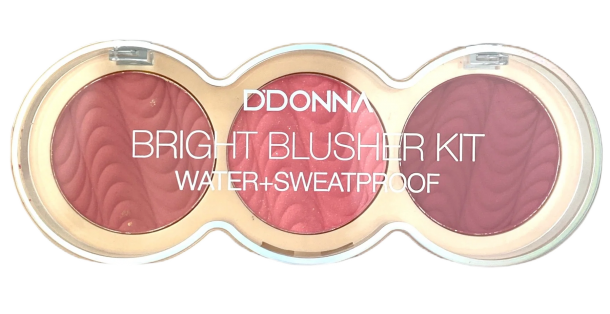 Bright Blusher Kit Water Sweatproof 7,5gr no 01 DDONNA Cosmetics 13319A-1