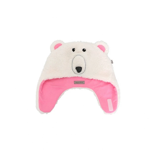 Σκουφάκι 2 Όψεων Fleece-Sherpa 2-4 Έτων Bear-Aviator FlapJackKids FJKWS715M