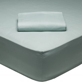 Σεντόνι Μεμονωμένο Βαμβακερό King Με Λάστιχο 180x200+35εκ. Colour Best 1013 Mint Das Home