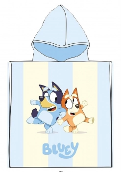 Πόντσο Quick Dry Microfiber 50x100εκ. BBC Studios Bluey 182 Ice Blue Dimcol