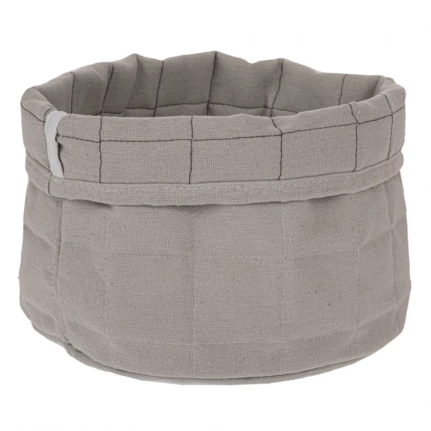 Καλάθι Υφασμάτινο Γκρι iliadis 24x15εκ. 93036