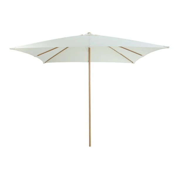 Ομπρέλα επαγγελματική Solis pakoworld μέταλλο - αλουμίνιο μονοκόμματος ιστός σε φυσική απόχρωση-κρεμ απόχρωση 250x250x235εκ