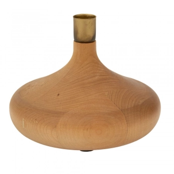 Κηροπήγιο Ξύλινο-Μεταλλικό Natural 15x13εκ. iliadis 88984