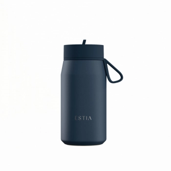 Θερμός Με Καλαμάκι Ανοξείδωτος Indigo Pulse Save The Aegean Estia 360ml 01-42677