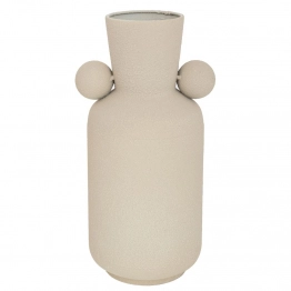 Βάζο Μεταλλικό Κρεμ 15x15x34,5εκ. iliadis 92558