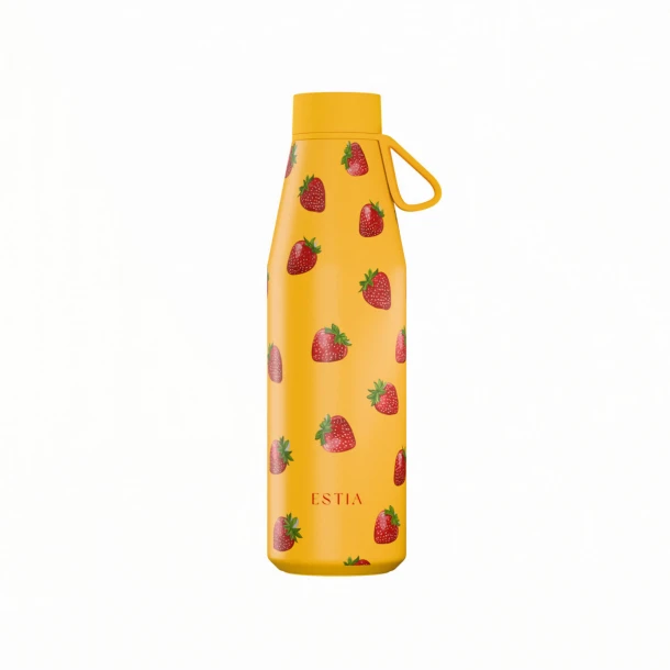 Θερμός-Μπουκάλι Ανοξείδωτο Berry Bright Flow Save The Aegean Estia 500ml 01-42042