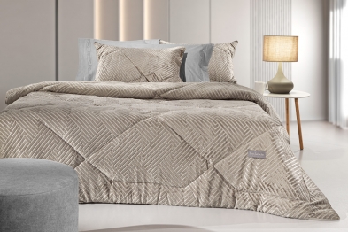 Κουβερτοπάπλωμα Ultrasoft 2 Όψεων King 260x240εκ. York Natural Guy Laroche