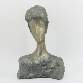 Διακοσμητικό Γλυπτό Polyresin Άνθρωπος Γκρι 18,5x12x26,5εκ. ESTHETI 752-27207