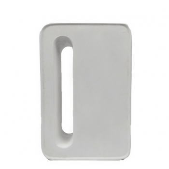 Βάζο Κεραμικό Κρεμ 17x7,5x25,5εκ. ESPIEL MAH109