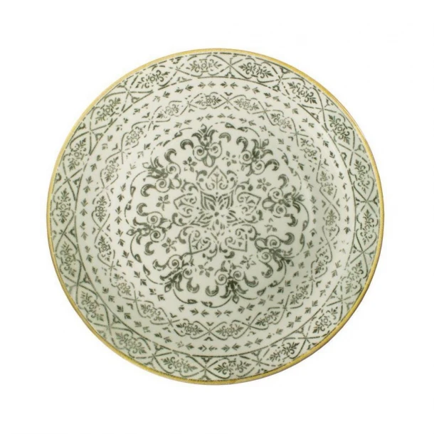 Πιατέλα Σερβιρίσματος Πορσελάνης Vintage Beige Oriana Ferelli Φ31εκ. PR222686404