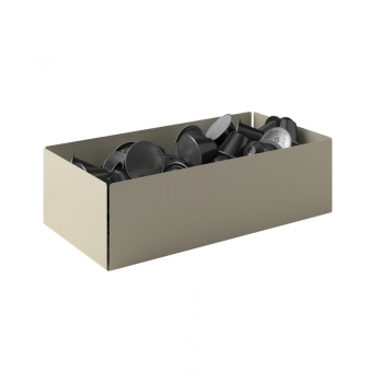 Θήκη Για Κάψουλες Του Καφέ Ανοξείδωτη Matt Ivory 25x13x7,5εκ. Pam & Co 117-703