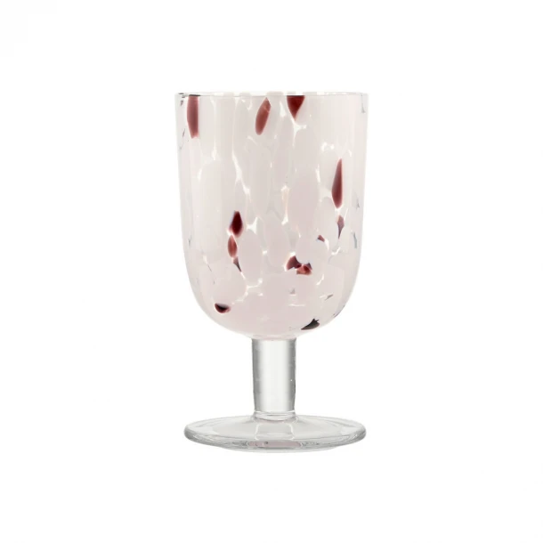 Ποτήρι Κρασιού Γυάλινο 380ml Ροζ-Μωβ Colorburst Estia 07-40871