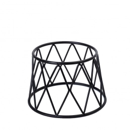 Βάση Στρογγυλή Μεταλλική Μαύρη 15-10x10εκ. ESPIEL HOT1507