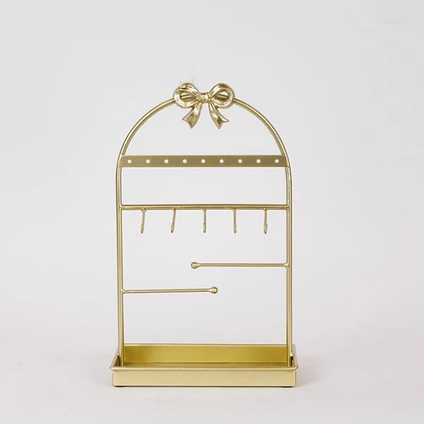 Σταντ Κοσμημάτων Μεταλλικό Χρυσό 23x12x35,5εκ. ESTHETI 819-00363