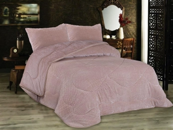 Κουβερτοπάπλωμα Popcorn Fleece Υπέρδιπλο 220x240εκ. Salmon Rose 1950 DimCol