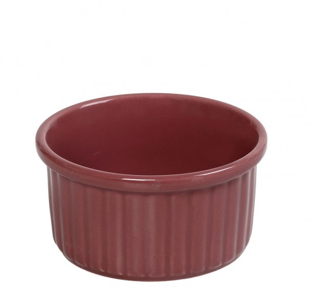 Μπωλ Σουφλέ Πυρίμαχο Stoneware Pomegranate Dusty Pink Essentials ESPIEL 10x5εκ. OWD124K12
