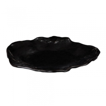 Πιάτο Ρηχό Φαγητού Πορσελάνης 22εκ. Black Gyoza Kutahya KX740170NRDU22