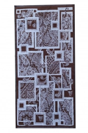 Πετσέτα Θαλάσσης Βελουτέ Ζακάρ 75x150εκ. Ζακάρ Τσέχικη 88 Dimcol