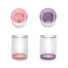 Σετ Ποτήρια Με Διπλό Τοίχωμα 145ml Pink-Purple Melli MEL13555