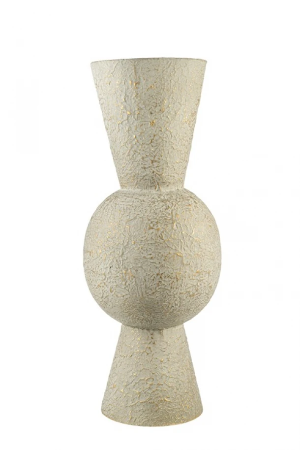 Βάζο Μεταλλικό Γρι-Χρυσό 20x50εκ. Zen Collection 26.1.52216