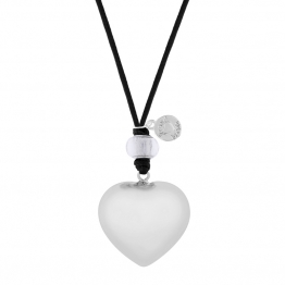 Μενταγιόν Επάργυρο-Βαμβακερό Babybell Silver Heart Proud Mama PM-206