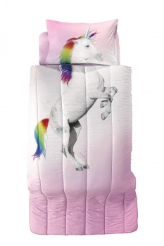 Σετ Πάπλωμα Microsuede Μονό 160x220εκ. Ceros Saint Clair