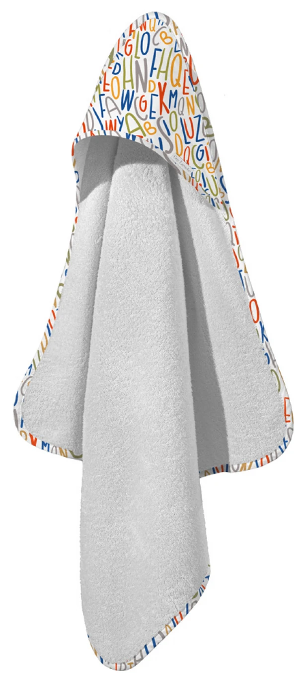 Κάπα Βαμβακερή 75x75+36εκ. Letters Multi Guy Laroche