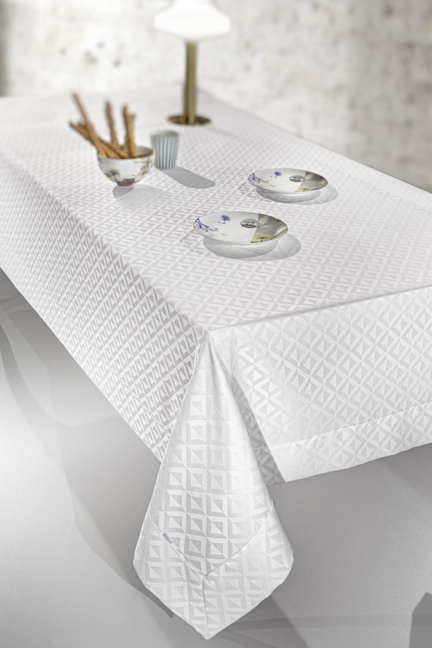 Τραπεζομάντηλο Polyester 160x260εκ. Horizon White Guy Laroche