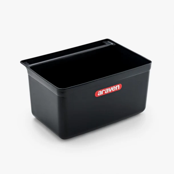 Κάδος Απορριμμάτων Κρεμαστός Πλαστικός Μαύρος 9,5lt-33x23x17,5εκ. Araven AR00061218