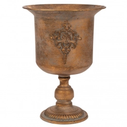 Αμφορέας Μεταλλικός Χρυσός 30,5x30,5x41,5εκ. iliadis 89343