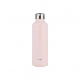 Θερμός-Μπουκάλι Ανοξείδωτο Flask Homely Rose Quartz 500ml-7x7x23εκ. Estia 01-32609