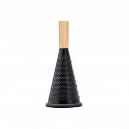 Τρίφτης Κωνικός Ανοξείδωτος-Bamboo 12,2x12,5x28εκ. Essentials Estia 01-14667