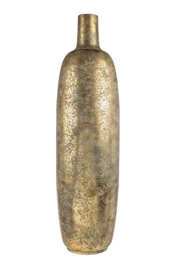 Βάζο Επιδαπέδιο Μεταλλικό Ασημί 19,5x70,5εκ. Zen Collection 26.16.52800