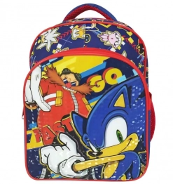 Τσάντα Πλάτης Νηπίου Sonic 23x10x29εκ. Με Ανατομική Πλάτη & 2 Πλαϊνές Θήκες Justnote 50-3235