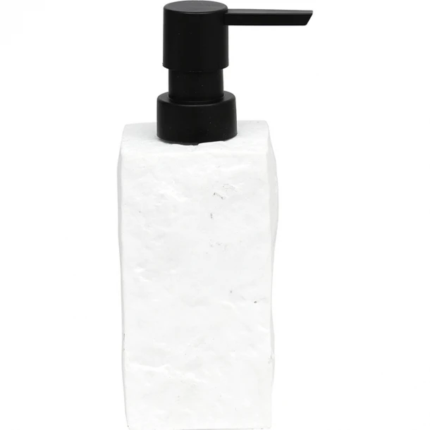 Ντισπένσερ Polyresin Λευκό 7,5x7,5x16,5εκ. MRShome DS-8898L07