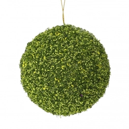 Χριστουγεννιάτικη Μπάλα Polyfoam Λαχανί Glitter 8εκ. iliadis 83498