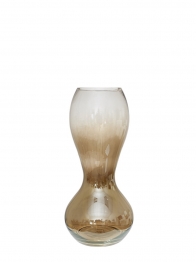 Βάζο Χειροποίητο Φυσητό Γυαλί Καφέ 15,5x19,5εκ. Zen Collection 25.43.52113