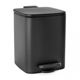 Καλάθι Απορριμμάτων 6L Από Ατσάλι Μαύρο AWD02031903
