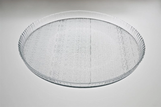 Πιάτο Γλυκού Κουταλιού Γυάλινο Διάφανο Lutra ESPIEL 12εκ. AD3820K6