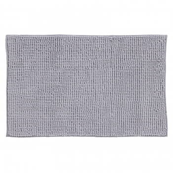 Ταπέτο Μπάνιου Αντιολισθητικό Chenille 60x90εκ. Bathmats 0774 Γκρι Das Home