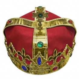 Καπέλο Βασιλιά Με Πετράδια 19x10εκ. CARNAVALista 3-2372