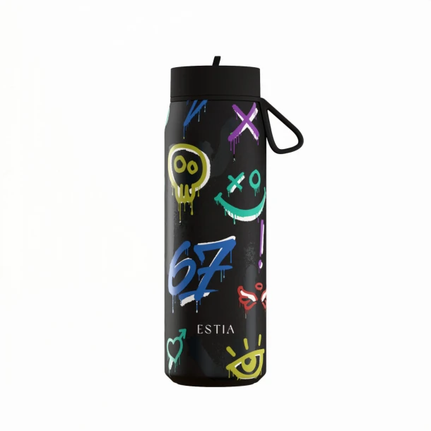 Θερμός Με Καλαμάκι Ανοξείδωτος Six Seven Pulse Save The Aegean Estia 500ml 01-47917