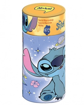 Παζλ 60τμχ Stitch Σε Κύλινδρο 26εκ. Disney 69-1897