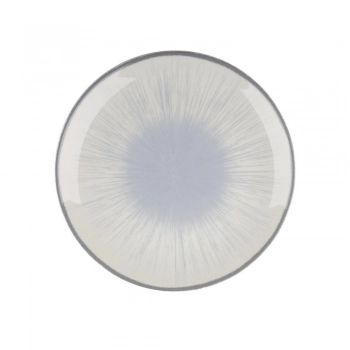 Πιάτο Ρηχό Φαγητού Πορσελάνης 27εκ. Water Lily Blue Oriana Ferelli PR24336BL01