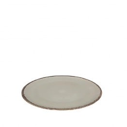 Πιάτο Φρούτου Πορσελάνης Vibes Grey ESPIEL 21εκ. TLS102K6