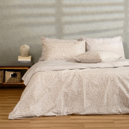Σετ Σεντόνια Βαμβακερά Υπέρδιπλα 235x270εκ. Olga Beige Urban Line Melinen 20004542